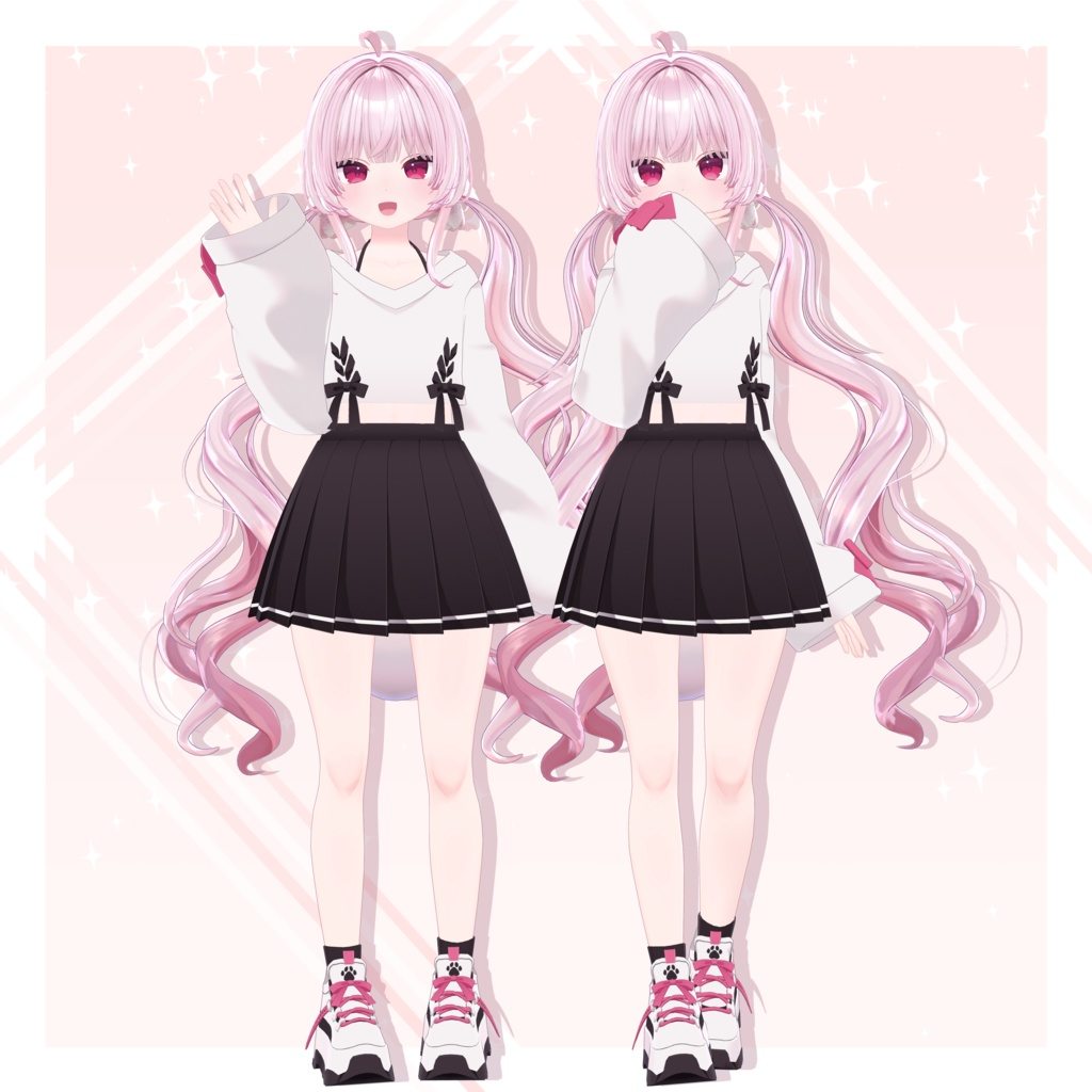 [VRC Hair] Long Wavy Twintail KARIN.ver | RipperStore Forums